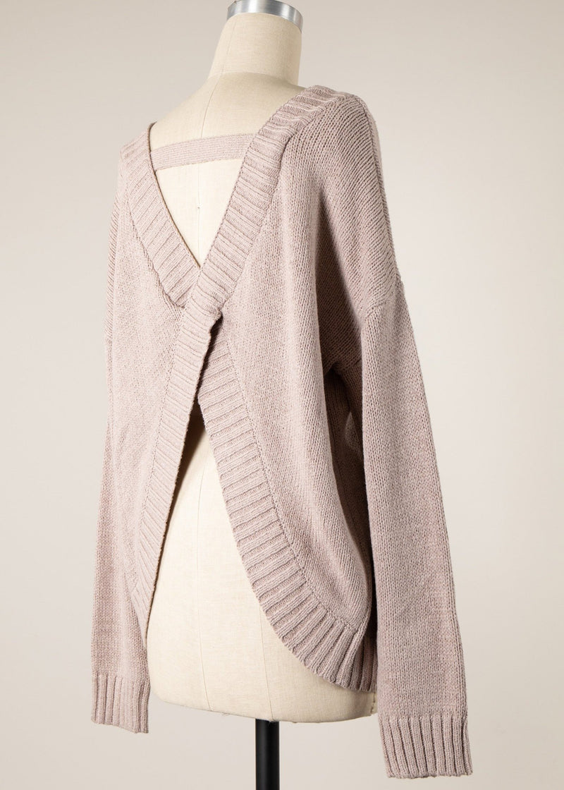 Snow Angel Knit Sweater | Mocha