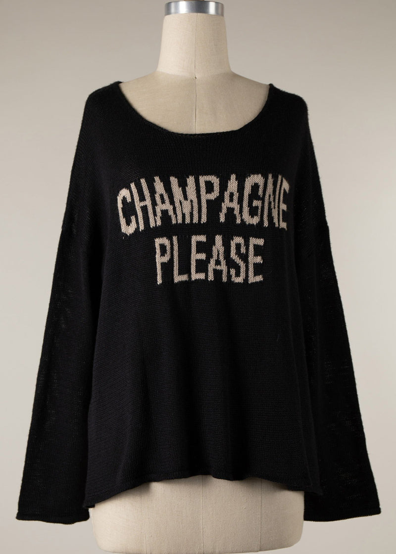 Champagne Please Sweater