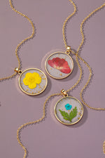 Floral Birth Month Necklace