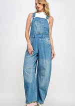 Spring Break Fun Barrel Overalls