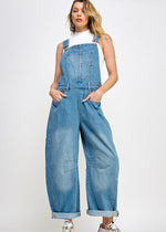 Spring Break Fun Barrel Overalls