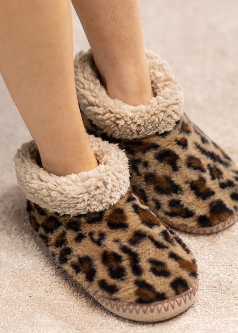 Cozy Leopard Slippers