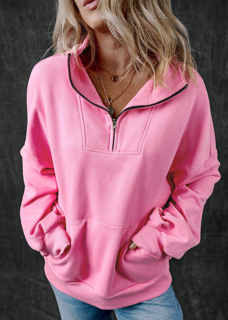 Pinky Promise Quarter-Zip Sweatshirt