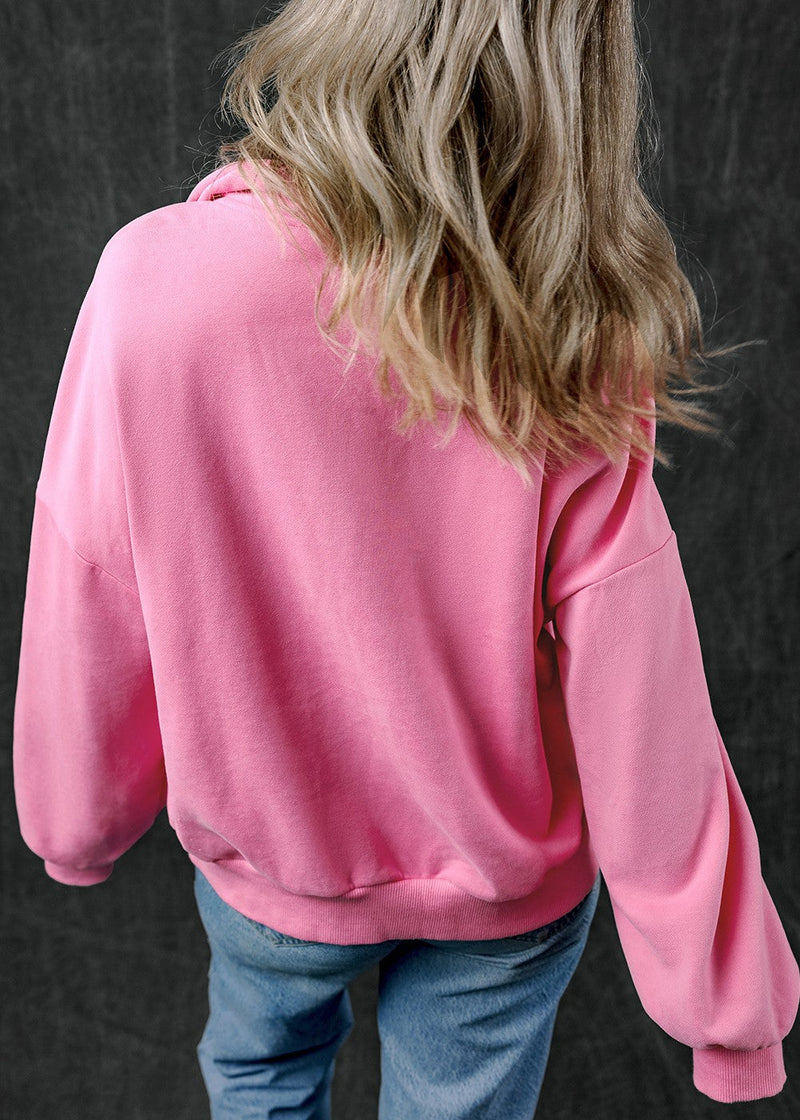 Pinky Promise Quarter-Zip Sweatshirt