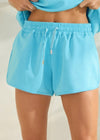 Scuba Drawstring Shorts | Aqua