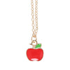 Best Teacher Apple Necklace