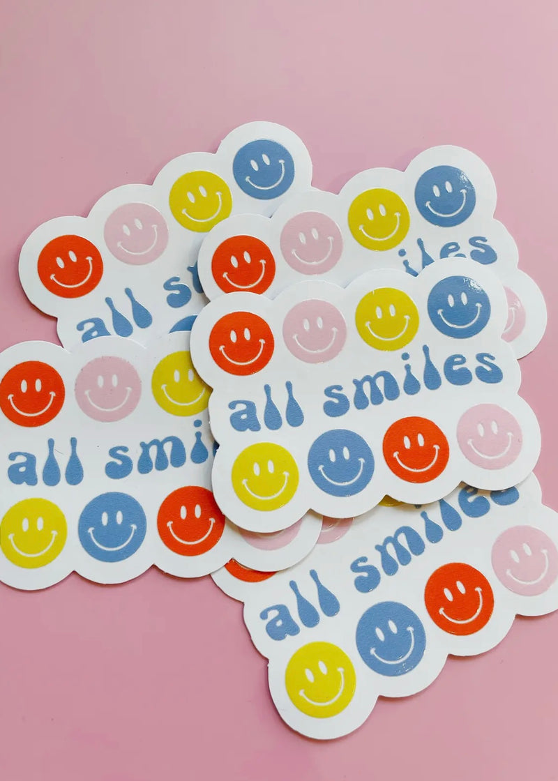 All Smiles Sticker