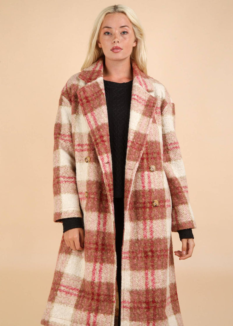 Strawberry Wine Long Coat