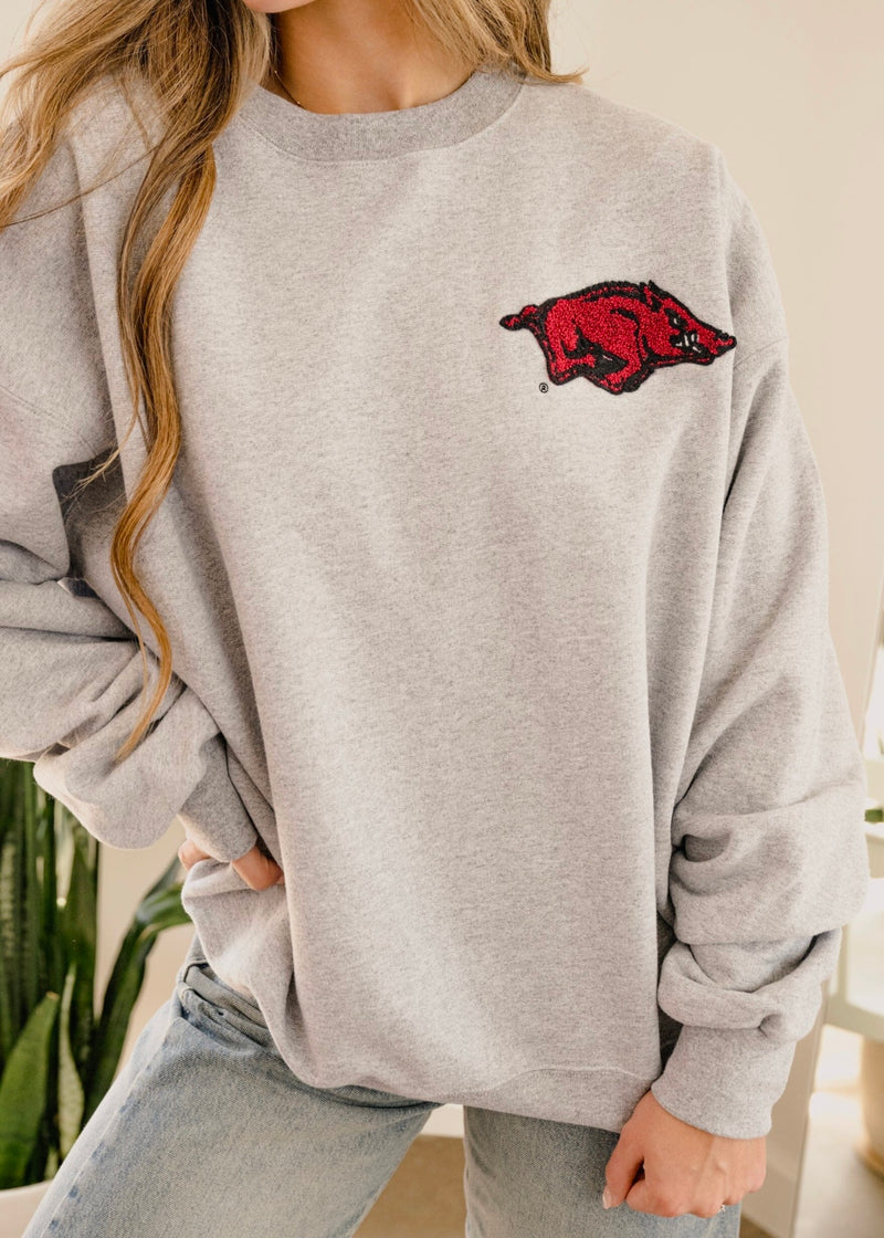 Arkansas Razorbacks Patch Sweatshirt