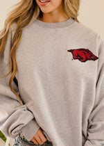 Arkansas Razorbacks Patch Sweatshirt