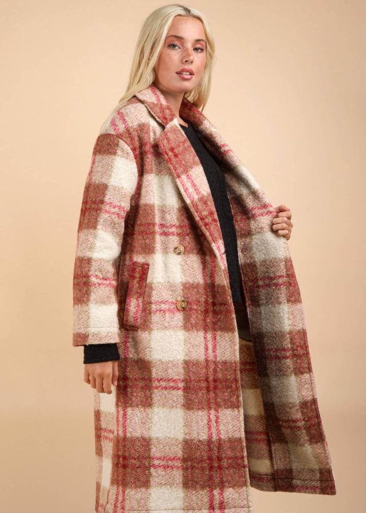 Strawberry Wine Long Coat