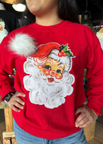 Pom Pom Santa Sweatshirt