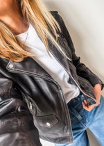 We Go Together Faux Leather Jacket