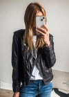 We Go Together Faux Leather Jacket